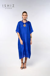 Pure Silk with Sleeve Dress