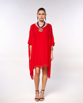 Italian Plain Long Blouse with Cuffs