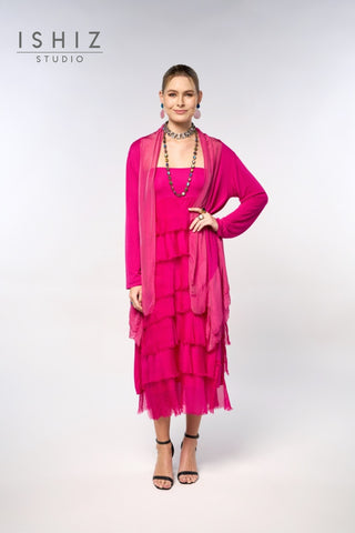 Italian Silk Short Cardigan