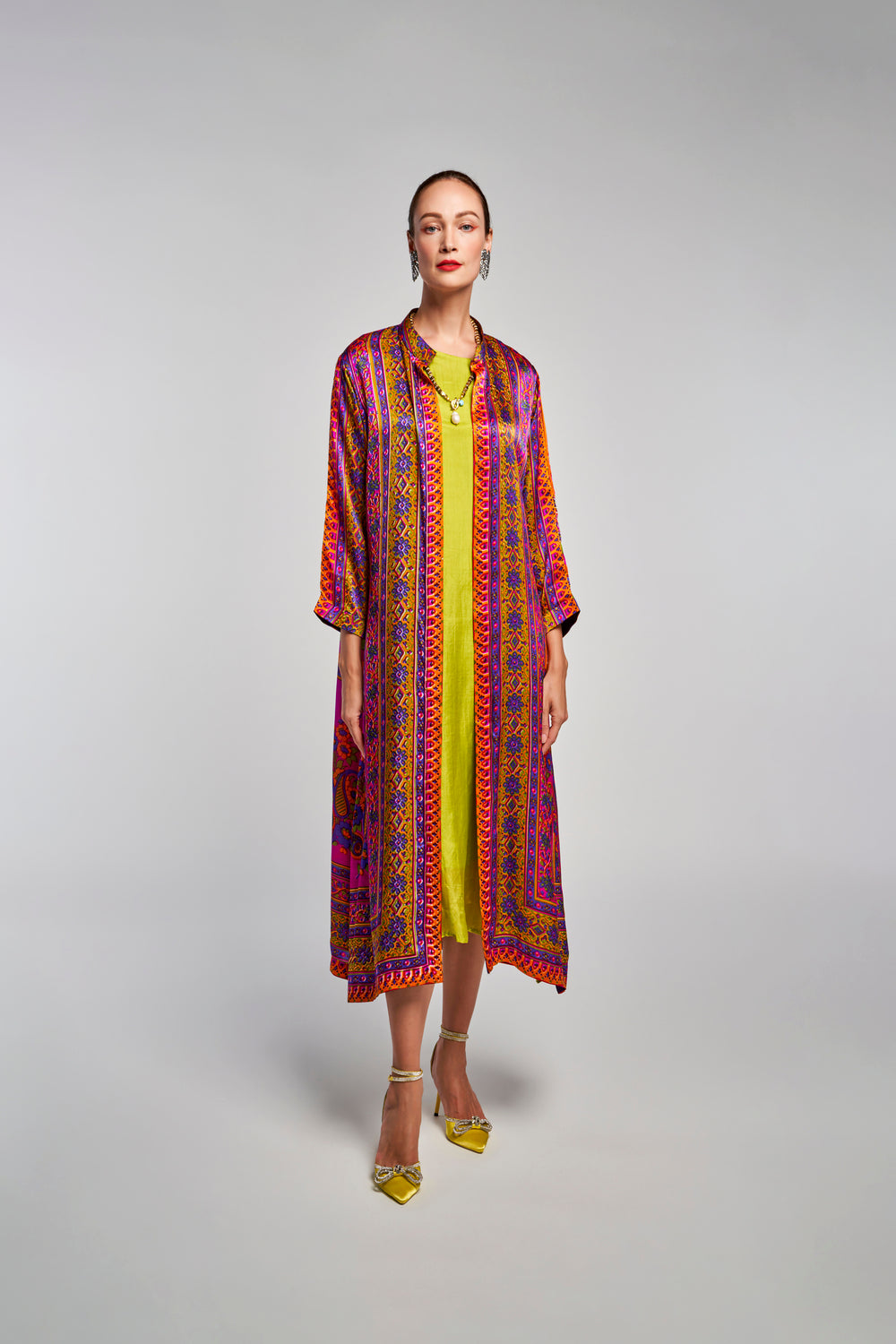 Artisan Long Jacket Hand Block Printed (Bespoke)