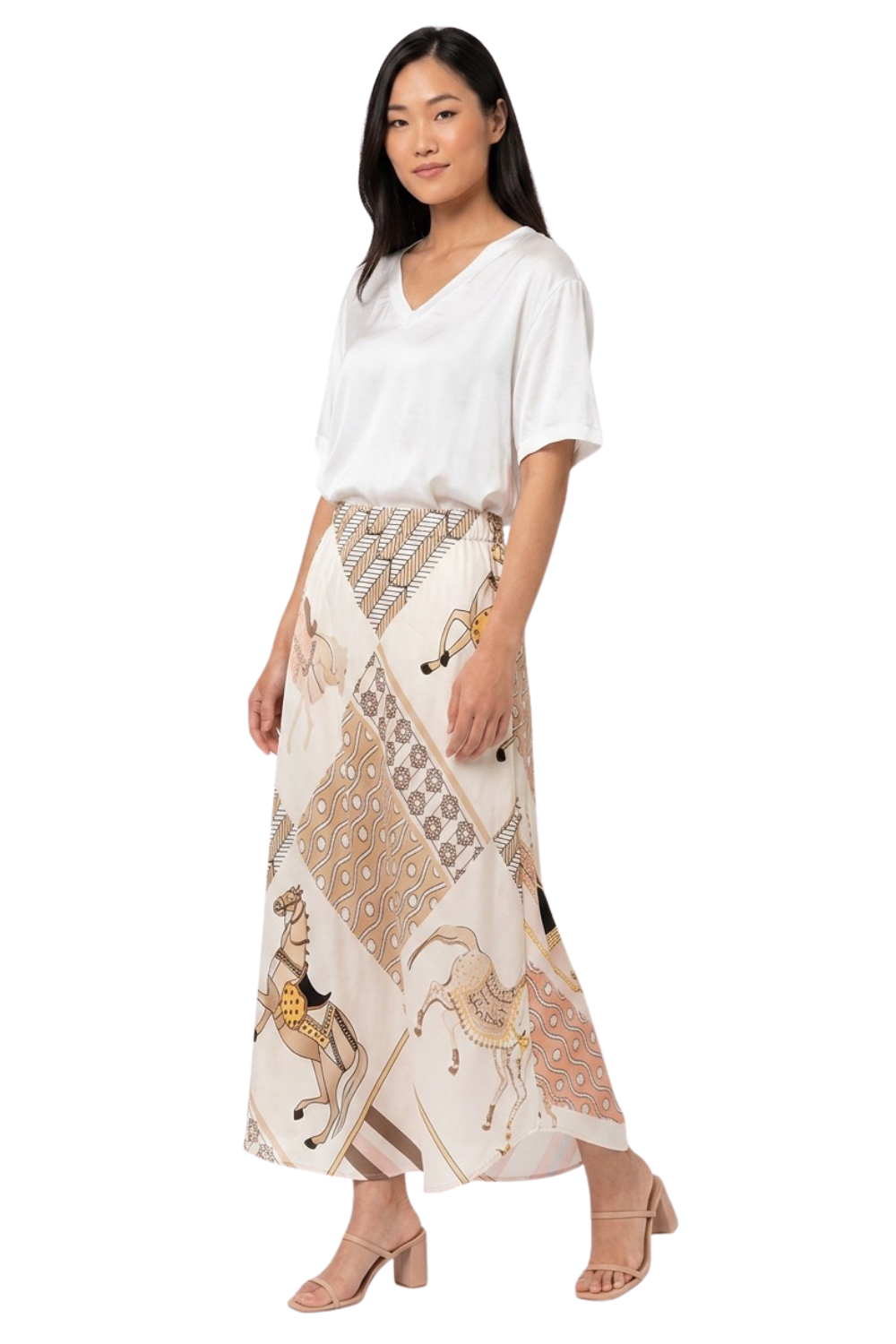 Cavalle Satin Skirt
