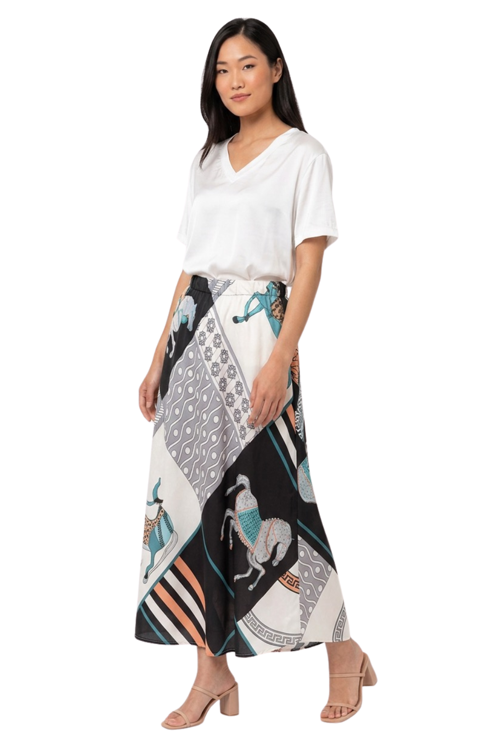 Cavalle Satin Skirt