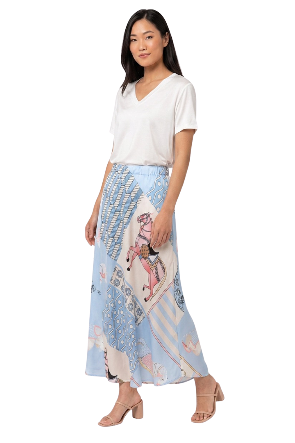 Cavalle Satin Skirt