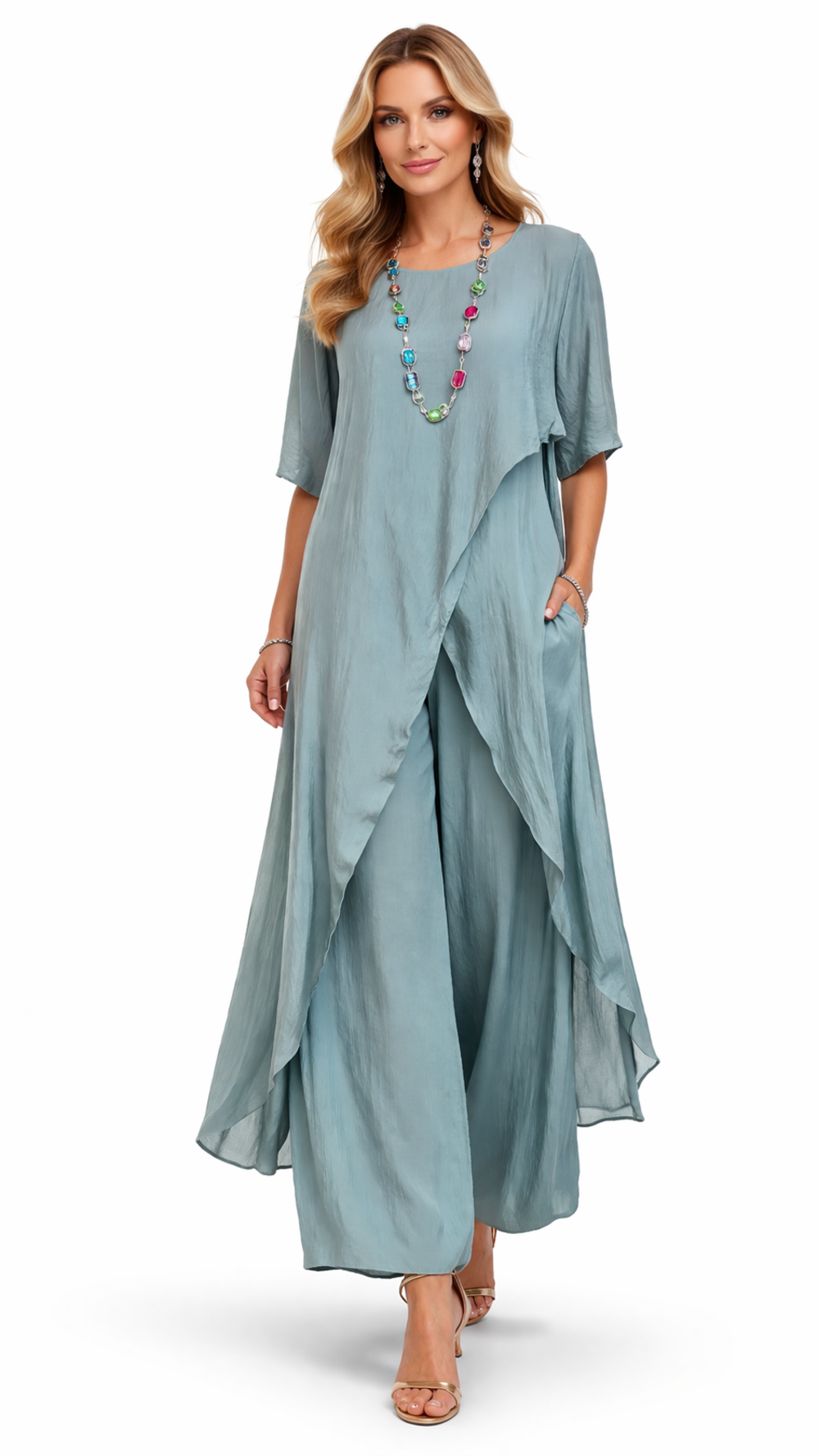 Freida Pants and Blouse Set