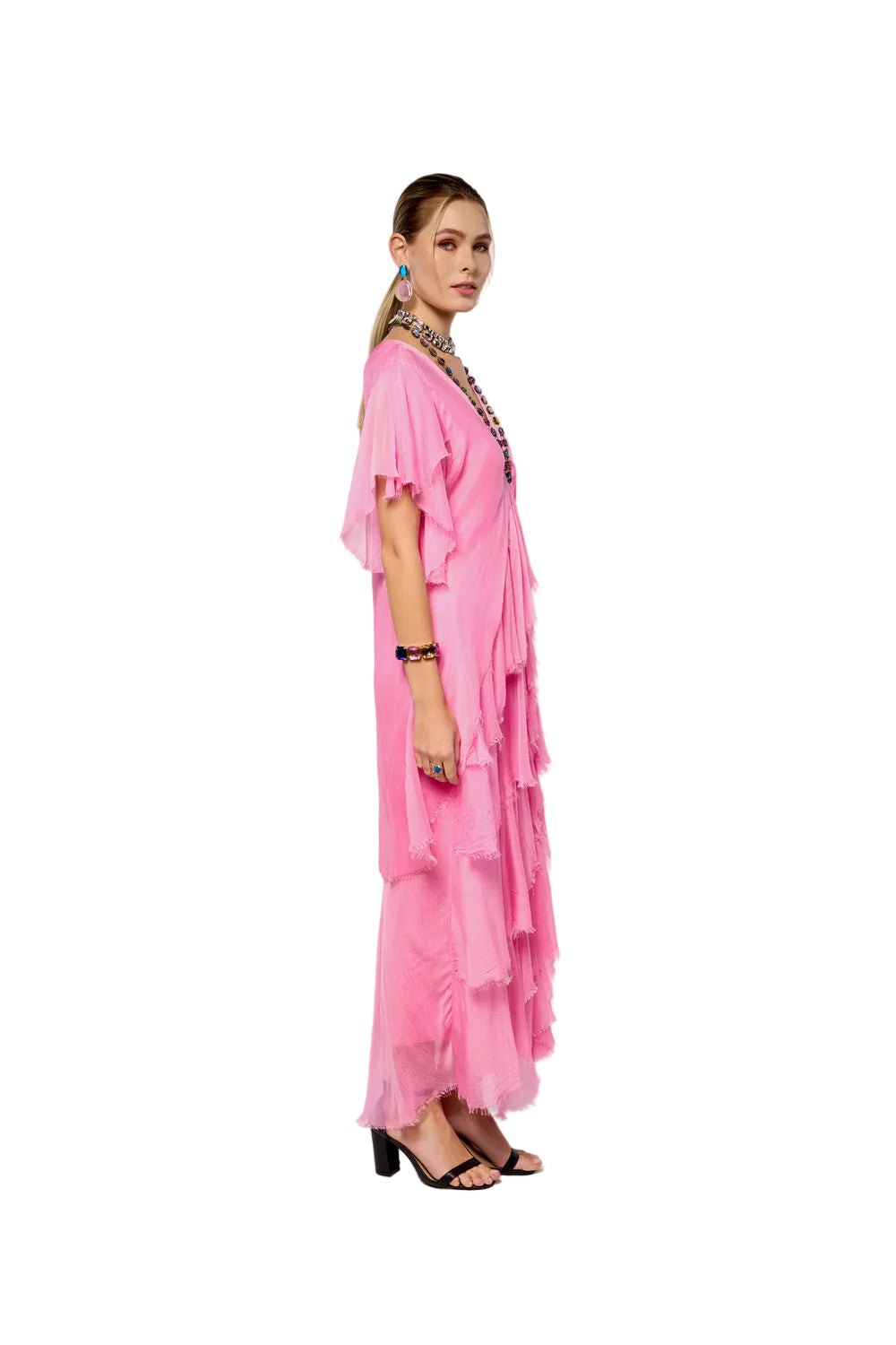 Riva Layered Dress Short Sleeves