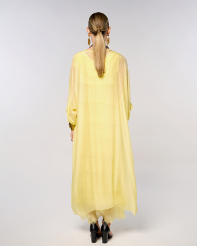 Italian Plain Sleeveless Layered Dress
