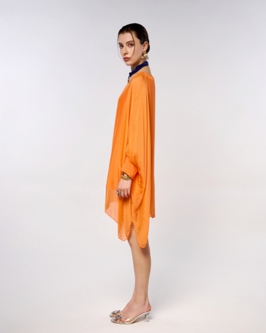 Italian Plain Long Blouse with Cuffs